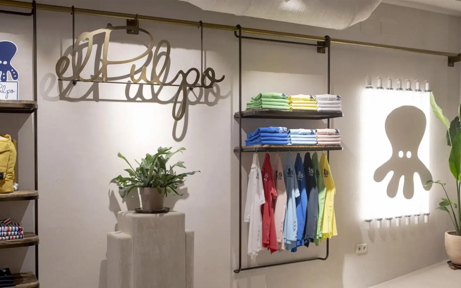 Revestimientos exclusivos de A Vida en la flagship store de elPulpo en Madrid